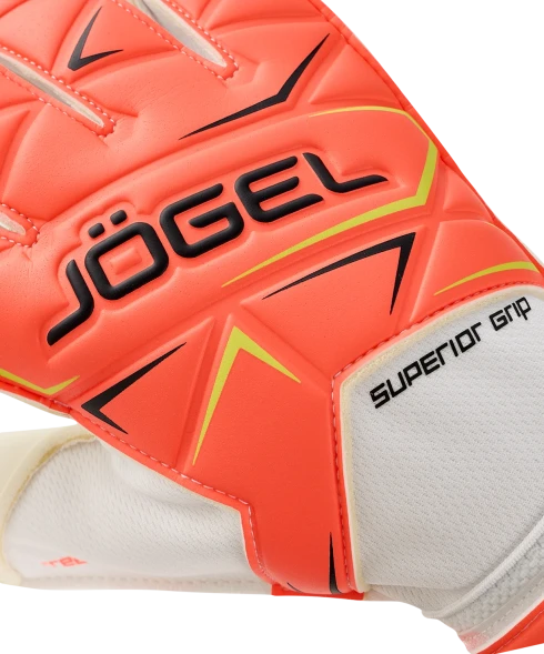 Перчатки вратарские JOGEL Legend SL3 Roll Flat, коралловый