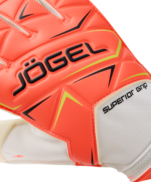 Перчатки вратарские JOGEL Legend SL3 Roll Flat, коралловый