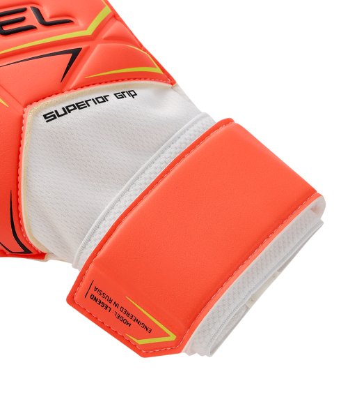 Перчатки вратарские JOGEL Legend SL3 Roll Flat, коралловый