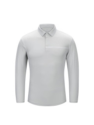 Лонгслив KELME Long Sleeve Polo Shirt Grey