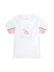 Детская футболка KELME Short Sleeve T-shirt Kid White