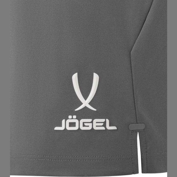 Шорты тренировочные без карманов JOGEL PREMIER PerFormDRY Training Shorts, темно-серый