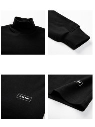 Лонгслив KELME Small High-Neck Long-Sleeved T-Shirt Black