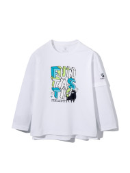 Детский лонгслив KELME Long Sleeve T-Shirt White