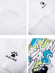 Детский лонгслив KELME Long Sleeve T-Shirt White