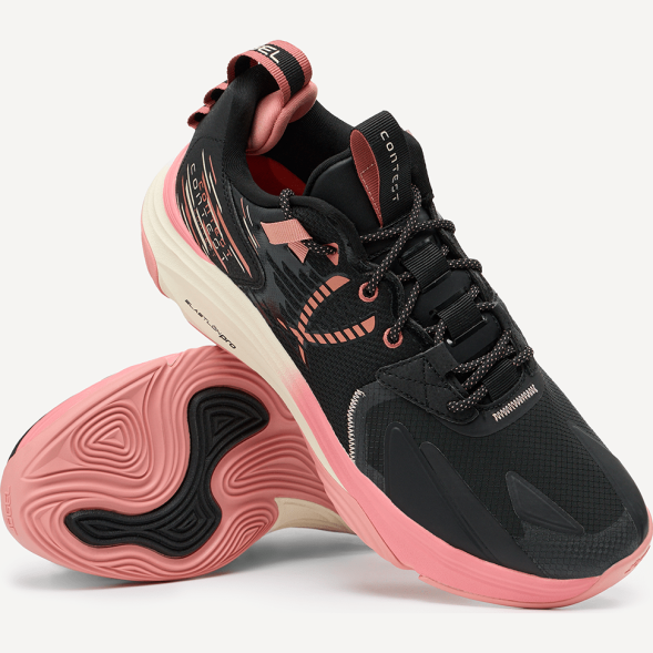 Кроссовки баскетбольные JÖGEL Contest, черный/розовый