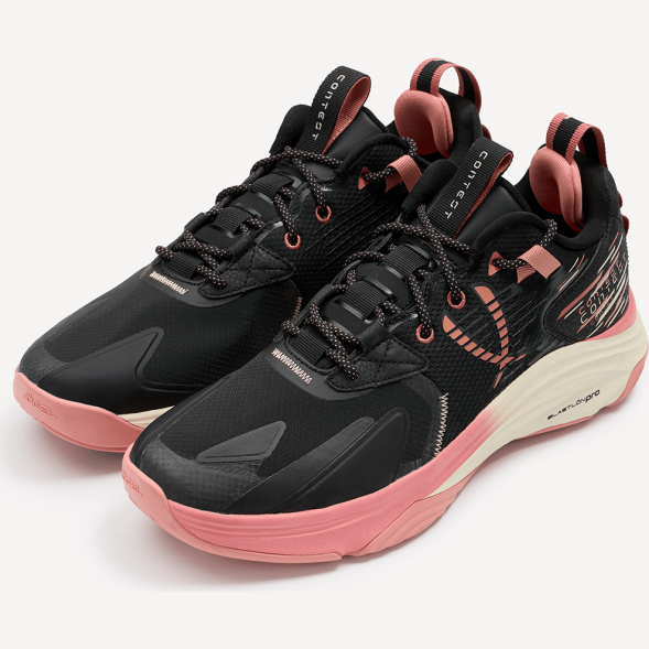 Кроссовки баскетбольные JÖGEL Contest, черный/розовый