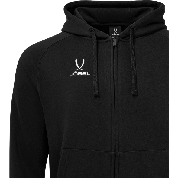 Худи JÖGEL ESSENTIAL Club reglan Cotton Zip Hoodie 99, черный