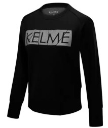 Свитшот KELME Women's Round Neck Sweater Black