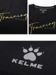 Футболка KELME Round Neck Short Sleeve T-Shirt Black