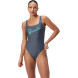 Купальник SPEEDO Logo Square Back Swimsuit, 8-00521216038, р 30 (рос 42), cеро-бирюзовый