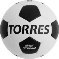 Мяч футбольный TORRES Main Stream, PU, ручная сшивка, 32 панели, размер 5, 434 г