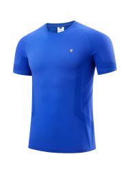 Футболка KELME Crew Neck Short-sleeved T-shirt Blue