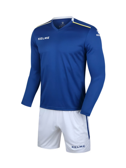 Футбольная форма KELME Long Sleeve Football Set (Blue/White)