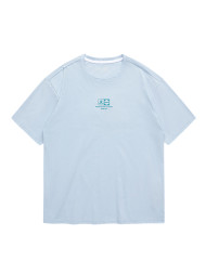 Футболка KELME Round Neck Short Sleeve T-Shirt Light Blue