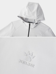 Толстовка KELME Hooded Knit Cardigan Light Grey