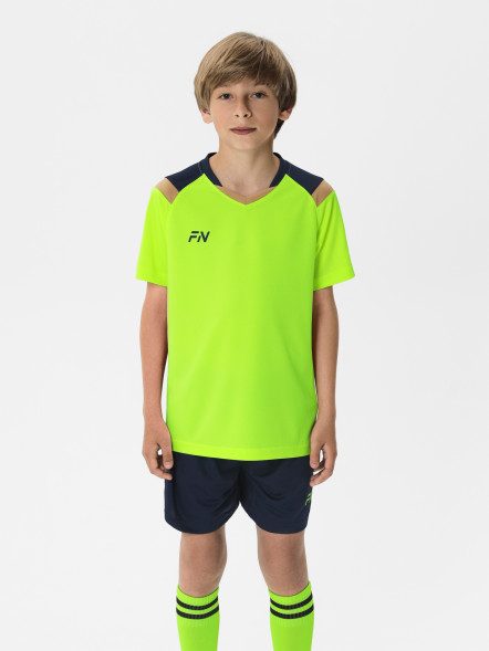 Детская футбольная форма FN Orbital Kid (Neon/Dark Blue)