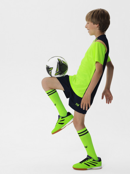 Детская футбольная форма FN Orbital Kid (Neon/Dark Blue)