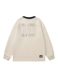 Свитшот KELME Lapel Pullover Sweatshirt White