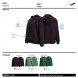 SUDADERA CON CAPUCHA BREATH VIOLETA