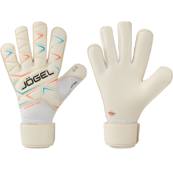 Перчатки вратарские JOGEL Legend SL4 Roll Negative, белый