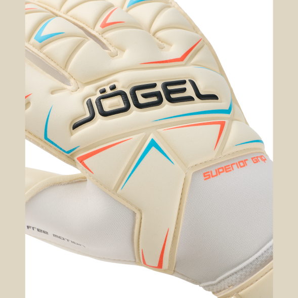 Перчатки вратарские JOGEL Legend SL4 Roll Negative, белый