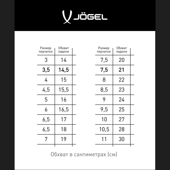 Перчатки вратарские JOGEL Legend SL4 Roll Negative, белый