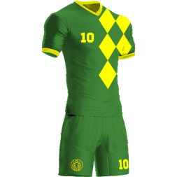 Футбольная форма ЭКИПО - Желтые ромбы