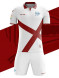 Футбольная форма KELME Alaves Away Game Suit T-Shirt Domestic Size White