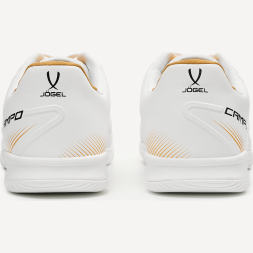 Бутсы зальные JÖGEL CAMPO 2.0, белый/золотой