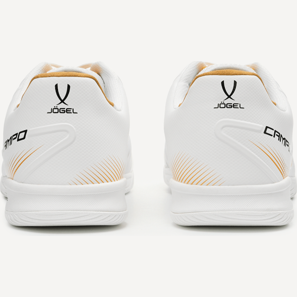 Бутсы зальные JOGEL CAMPO 2.0, белый/золотой