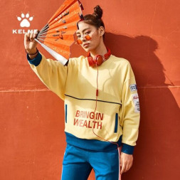 Свитшот KELME Crew Neck Sweater Yellow
