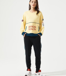 Свитшот KELME Crew Neck Sweater Yellow