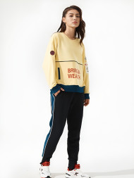 Свитшот KELME Crew Neck Sweater Yellow