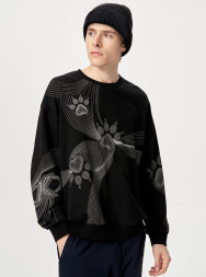 Свитшот KELME Round Neck Sweater Black