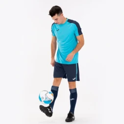 Шорты игровые JOMA ACADEMY III Темно синий-бирюзовый