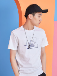 Футболка KELME Round Neck Short Sleeve T-Shirt White