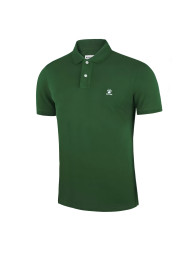 Футболка-поло KELME Short-Sleeved Cotton Polo Shirt (Sell -1) Dark Green