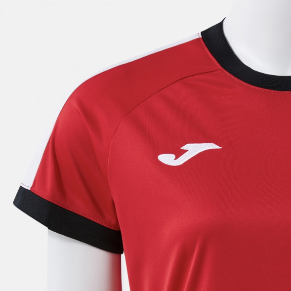 ФУТБОЛКА С КОРОТКИМ РУКАВОМ HEROIC КРАСНЫЙ ЧЁРНЫЙ