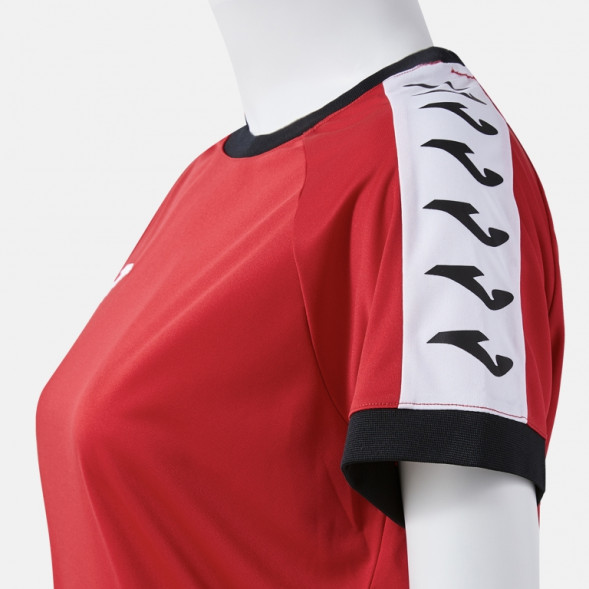 ФУТБОЛКА С КОРОТКИМ РУКАВОМ HEROIC КРАСНЫЙ ЧЁРНЫЙ