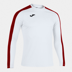 Футболка игровая JOMA с длинным рукавом ACADEMY III Белый-красный