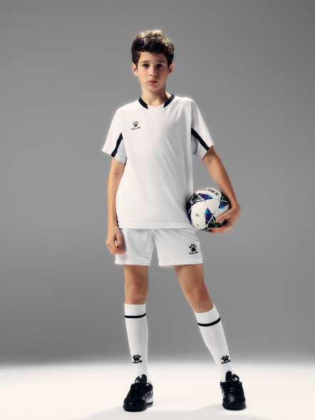 Детская футбольная форма KELME Football Suit (White/Black)