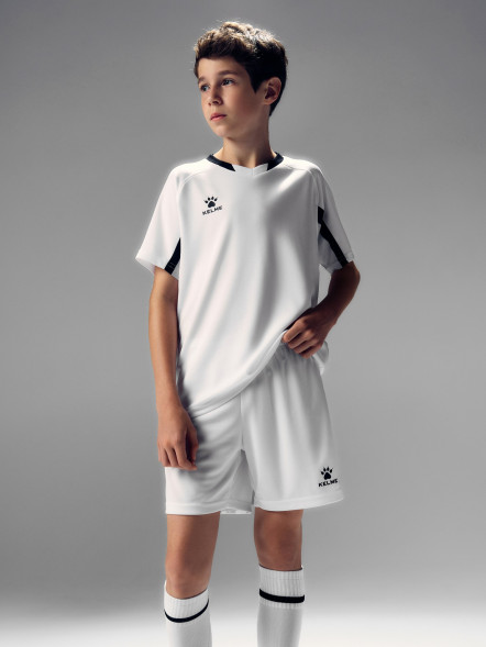 Детская футбольная форма KELME Football Suit (White/Black)