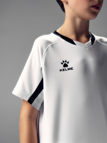 Детская футбольная форма KELME Football Suit (White/Black)