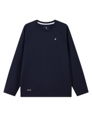 Детский лонгслив KELME Crew Neck Long-sleeved T-shirt Dark Blue