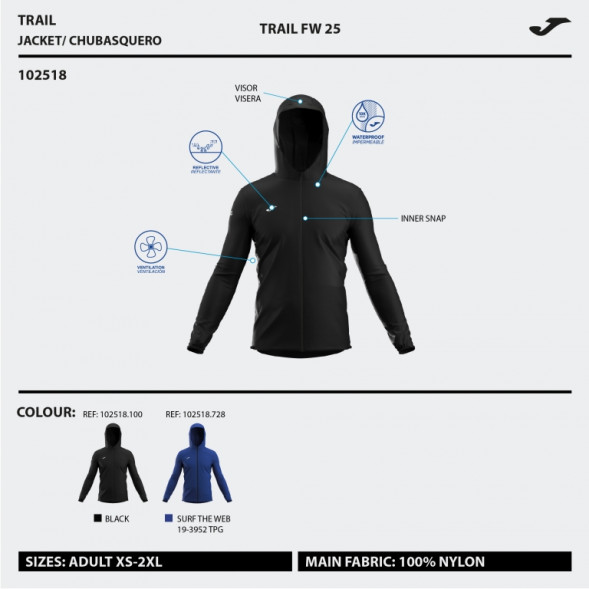 CHUBASQUERO COMBI AZUL