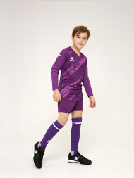 Детский комплект (лонгслив, шорты) KELME Long Sleeve Goalkeeper Suit Violet