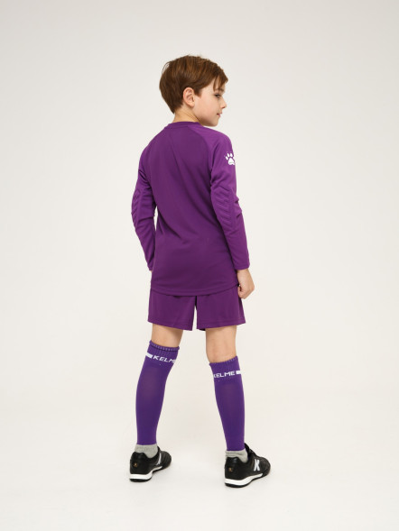 Детский комплект (лонгслив, шорты) KELME Long Sleeve Goalkeeper Suit Violet