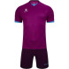 Футбольная форма KELME Short Sleeve Football Uniform (Light Purple/Black)