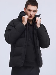 Пуховик KELME Hooded Short Padded Jacket Black
